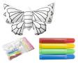 "Dranimal" 3d színező készlet, pillangó